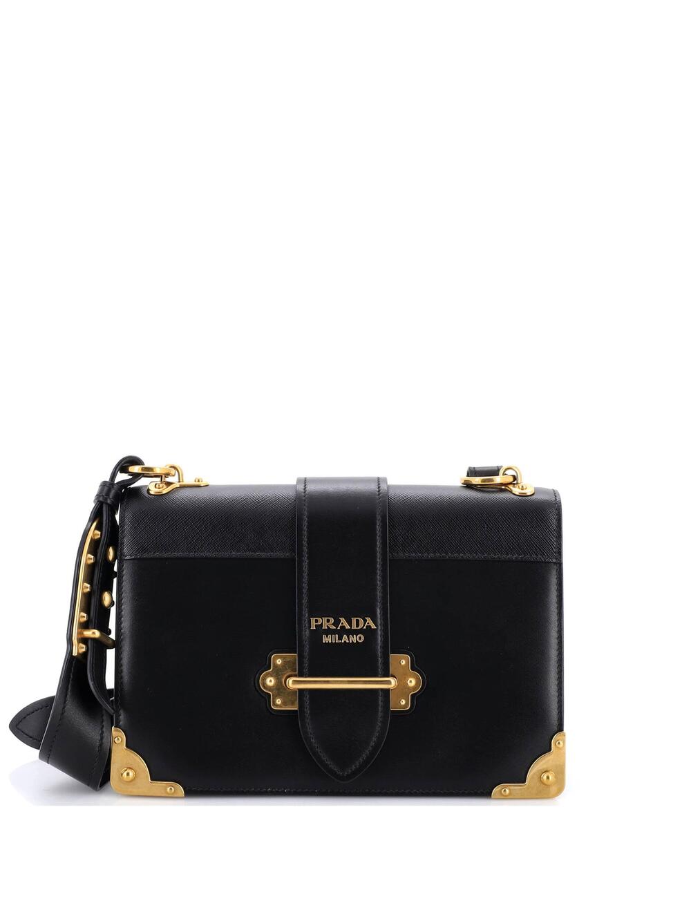 Prada Cahier Crossbody Bag Leather And #258602P21B
